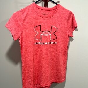 Under Armour Girls Tech Short Sleeve large